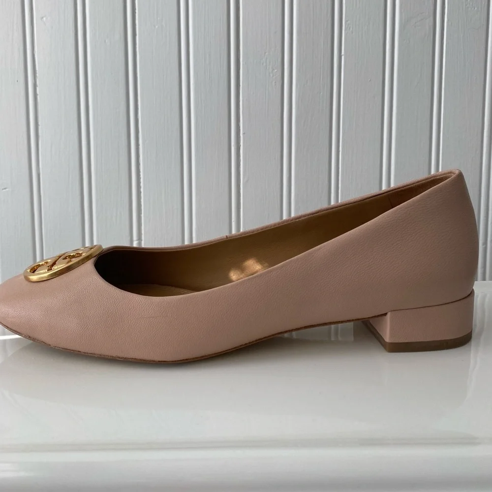 Tory Burch Chelsea Napa Leather Ballet Flat, Size 8 - Picture 4 of 7